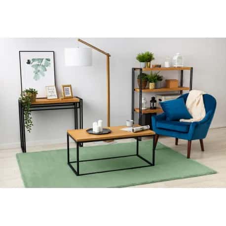 Dywan BUNNY zielony IMITACJA FUTRA KRÓLIKA – miniatura 2