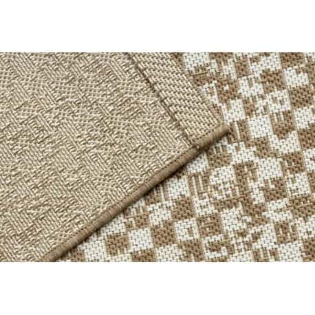 Dywan sizal FLAT 48955265 Geometryczny - beż naturalny kolor słomkowy, sznurkowy – miniatura 3