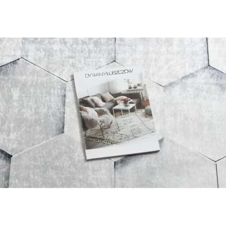 Dywan do prania ANDRE 1180 Plaster Miodu, sześcian 3D antypoślizgowy – miniatura 3
