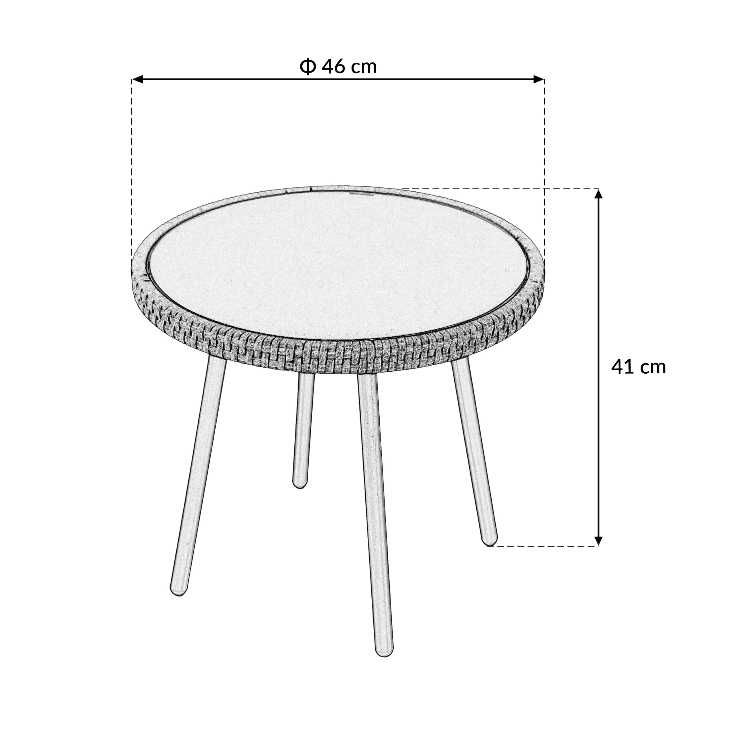 Zestaw mebli ogrodowych VERONA PRO 2os. – miniatura 5