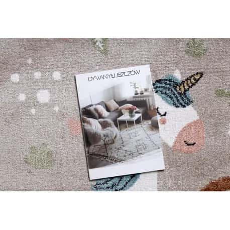 Dywan FUN Sweety dla dzieci, jednorożec, tęcza – miniatura 2