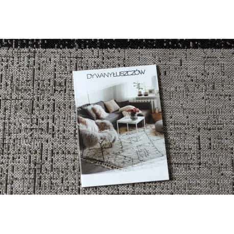 DYWAN SZNURKOWY SIZAL FLOORLUX 20401 Ramka srebrny / czarny – miniatura 2