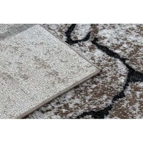 Dywan nowoczesny COZY 8985 Brick Kostka brukowa, kamień - Strukturalny, dwa poziomy runa brązowy – miniatura 3