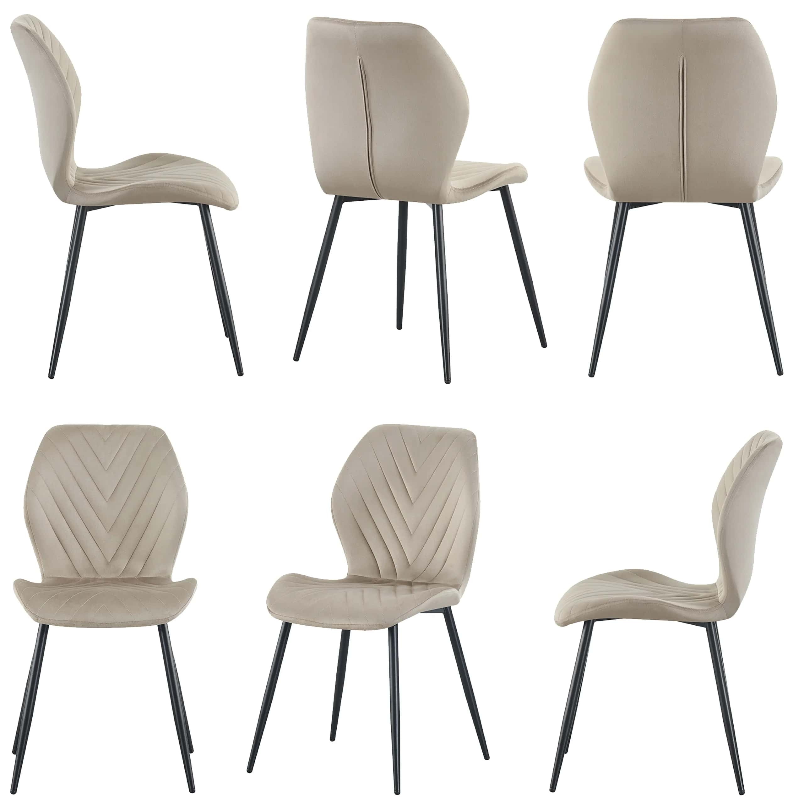 KT120 Krzesło Zoya JOD VEL Taupe – miniatura 3