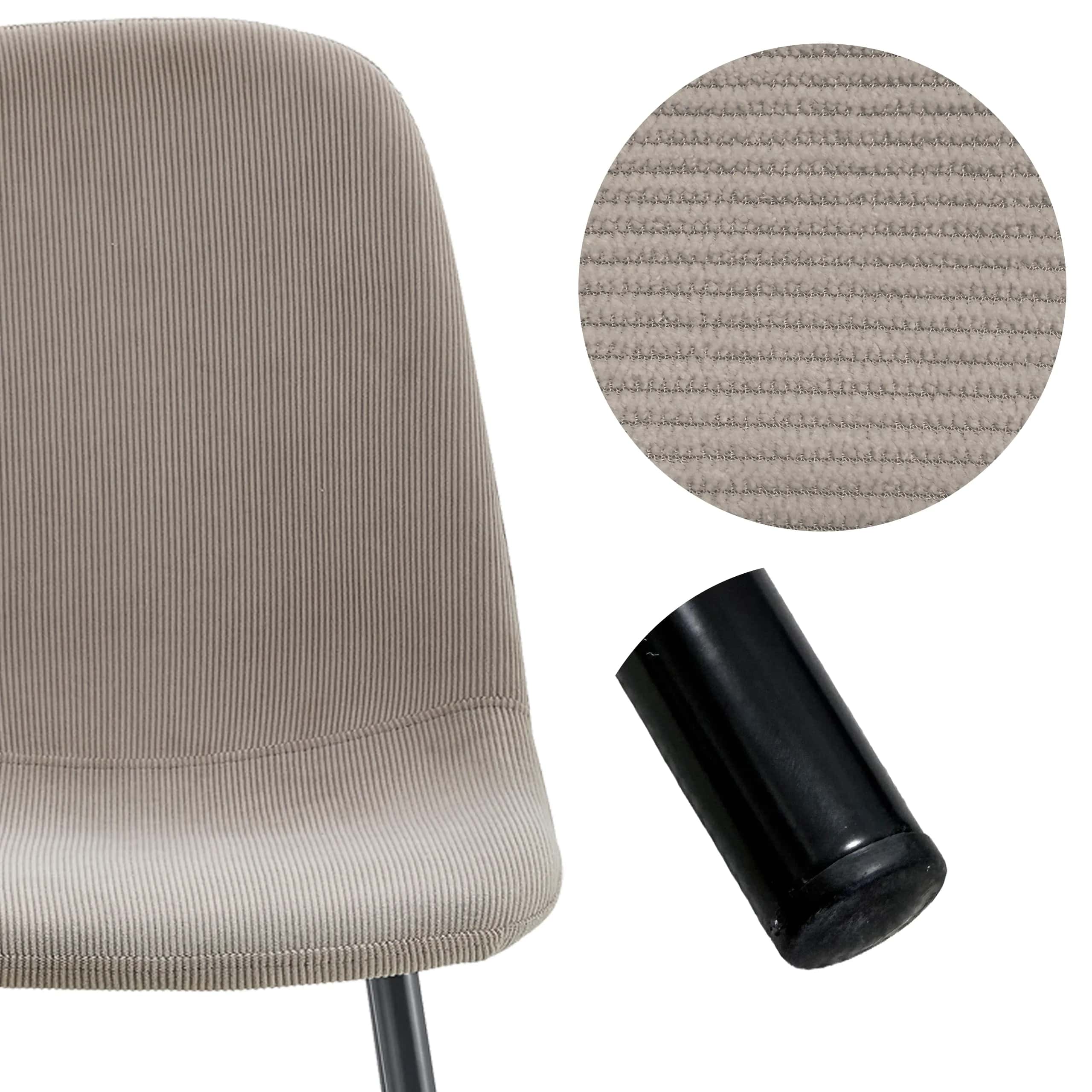 KT104 Krzesło Monica SZTR Taupe – miniatura 3