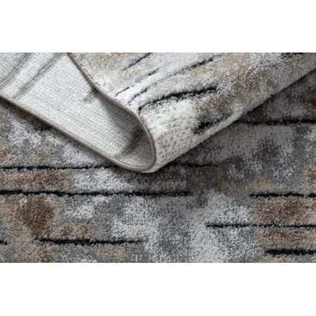Dywan nowoczesny COZY 8876 Rio - Strukturalny, dwa poziomy runa brązowy – miniatura 4