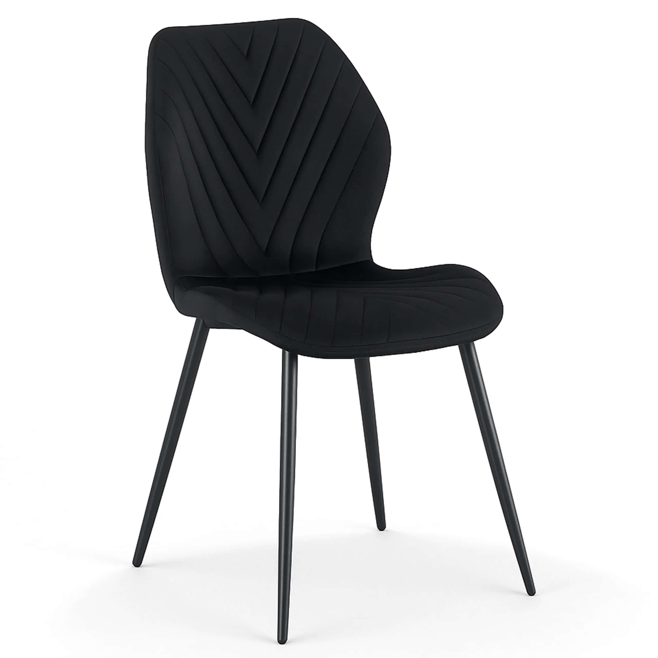 KT120 Krzesło Zoya JOD VEL Czarny – miniatura 2