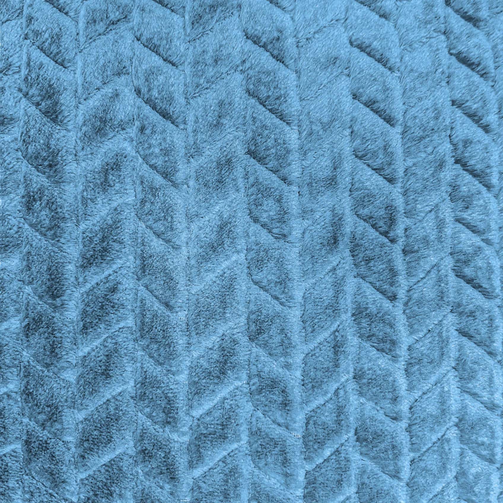Koc FUERO 160x200 BŁĘKIT – miniatura 3