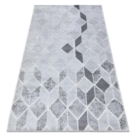 Dywan MEFE nowoczesny B400 Kostka, geometryczny 3D - Strukturalny, dwa poziomy runa – miniatura 1