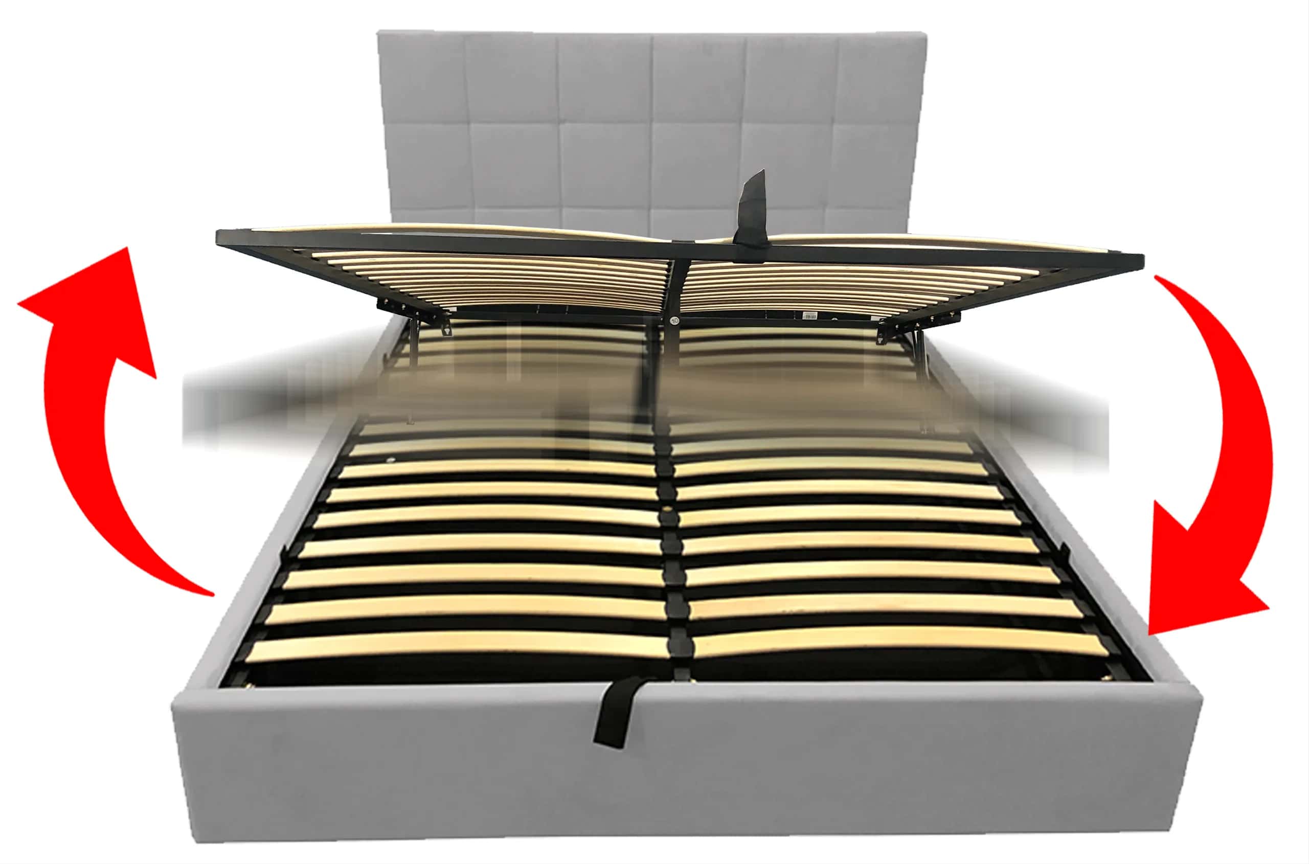 LT104 Łóżko Modulo 140x2x117 szary – miniatura 8