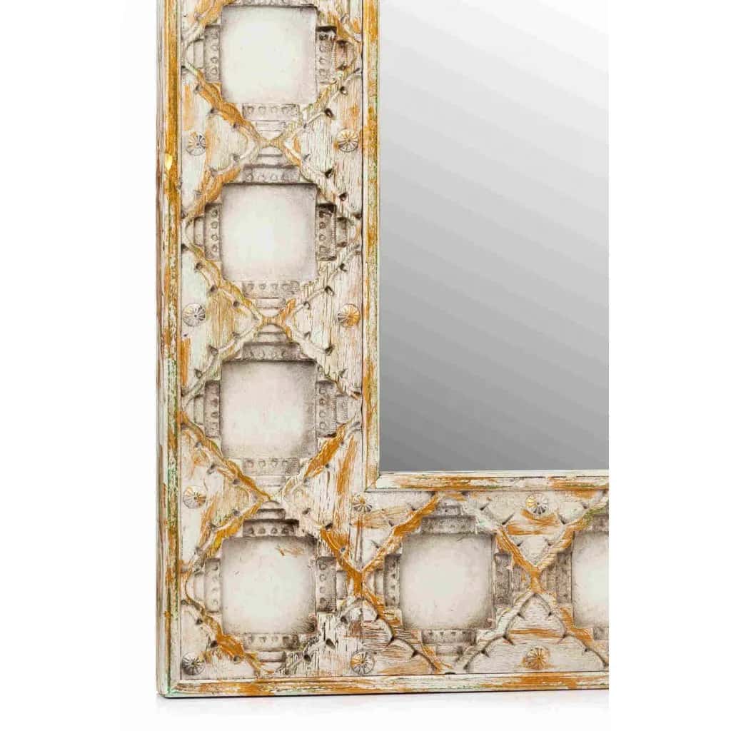 Lustro salonowe TEVOR antique style gold_Aluro – miniatura 7