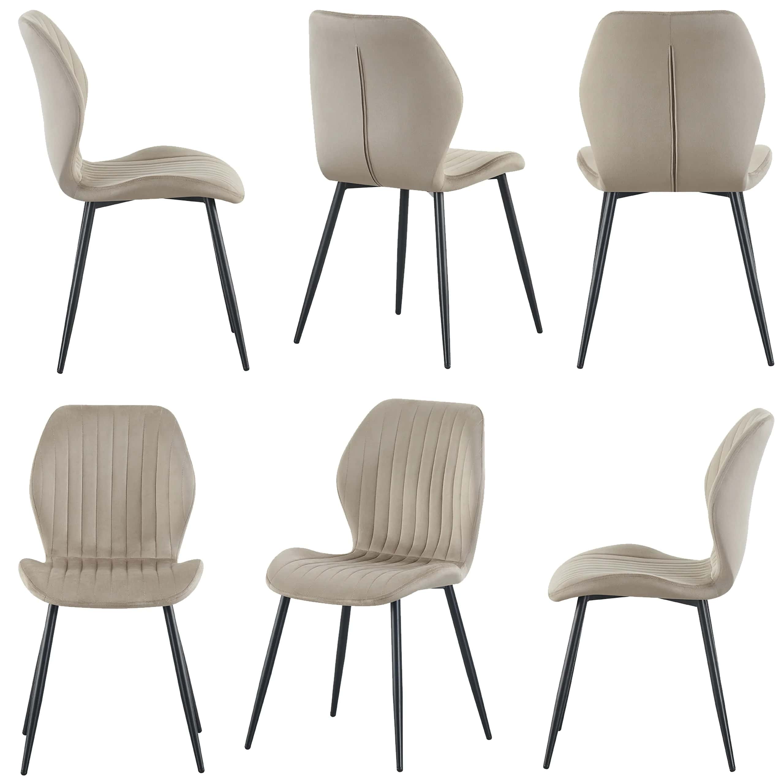 KT119 Krzesło Zoya PAS VEL Taupe – miniatura 3