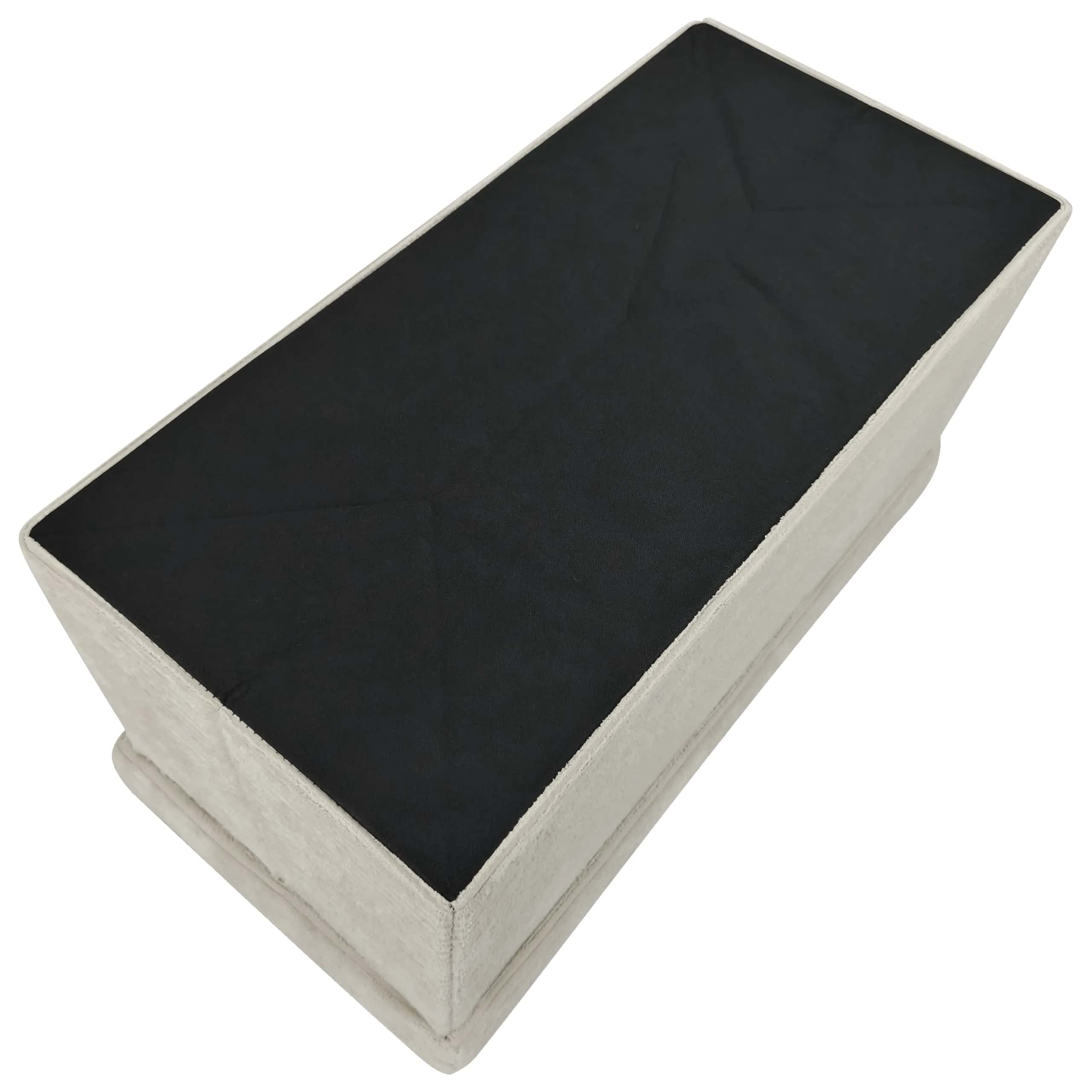 Pufa LAMPAS DUO 60x30x30cm Beż – miniatura 5