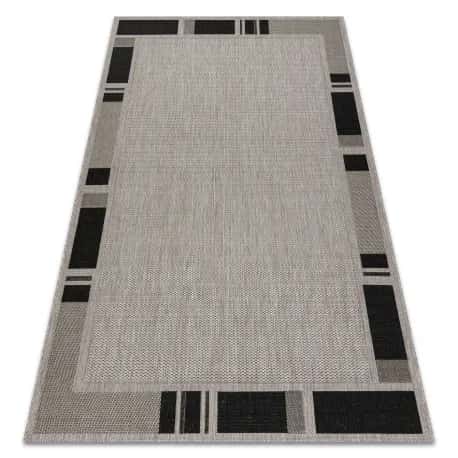 DYWAN SZNURKOWY SIZAL FLOORLUX 20195 srebrny / CZARNA – miniatura 1