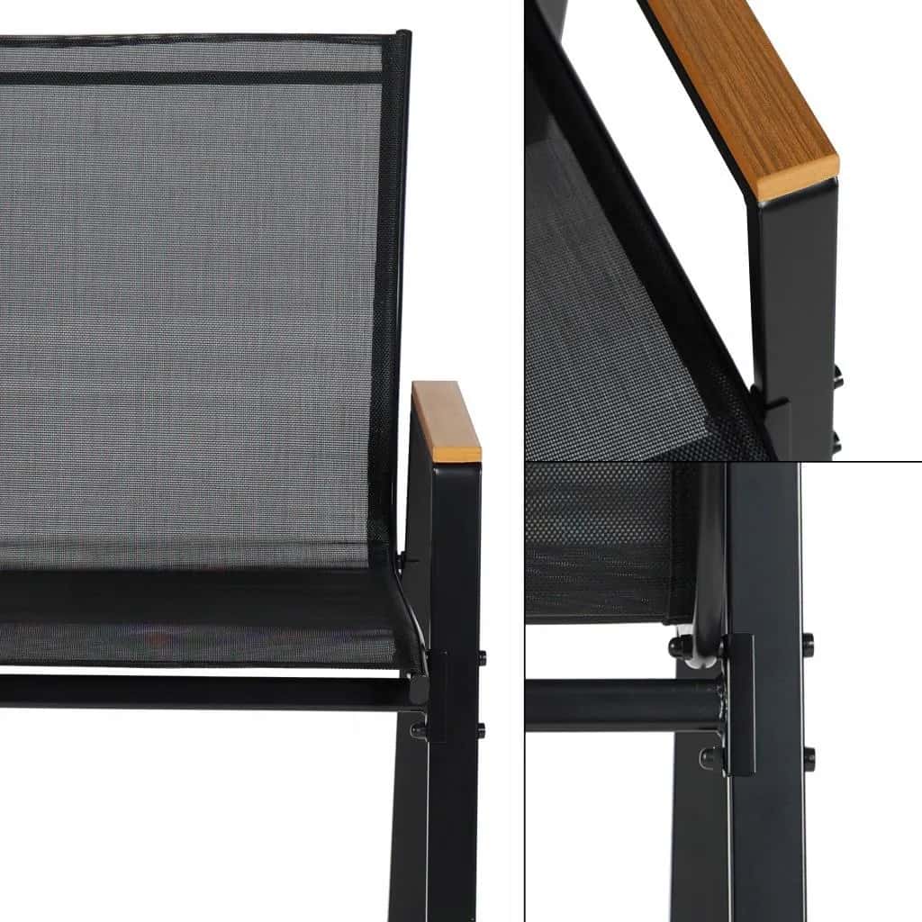 Krzesło POLINKA KD low czarne DW – miniatura 4