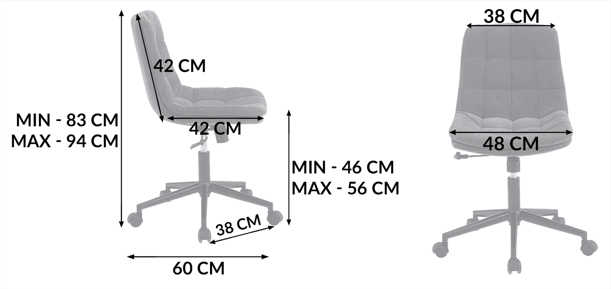 KTB205 Krzesło Comfi BIU SZTR Oliwka – miniatura 6