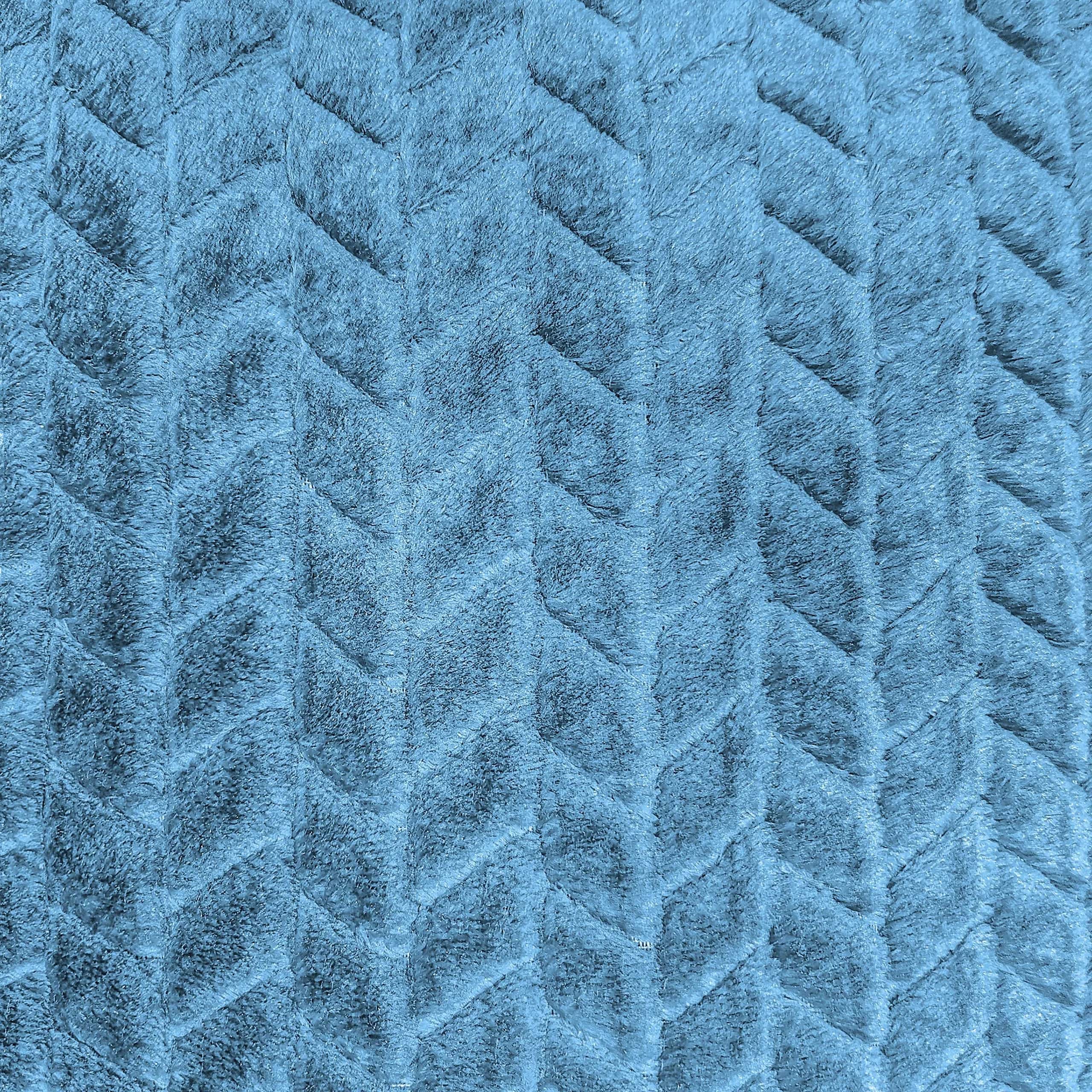 Koc FUERO 160x200 BŁĘKIT – miniatura 2