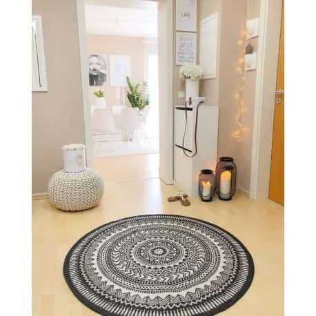 Dywan koło SZNURKOWY SIZAL FLAT 48695/690 WITRAŻ – miniatura 2