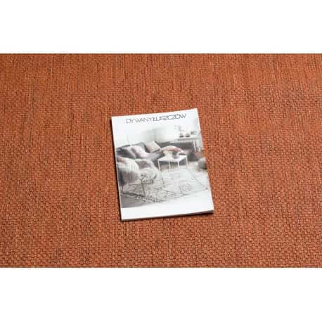 Dywan SZNURKOWY SIZAL FLAT 48663/120 terakota GŁADKI – miniatura 2