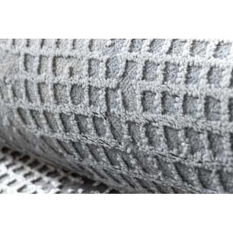 Dywan CORE A004 Ramka, Przecierany - Strukturalny, dwa poziomy runa, czarny / jasnoszary – miniatura 5