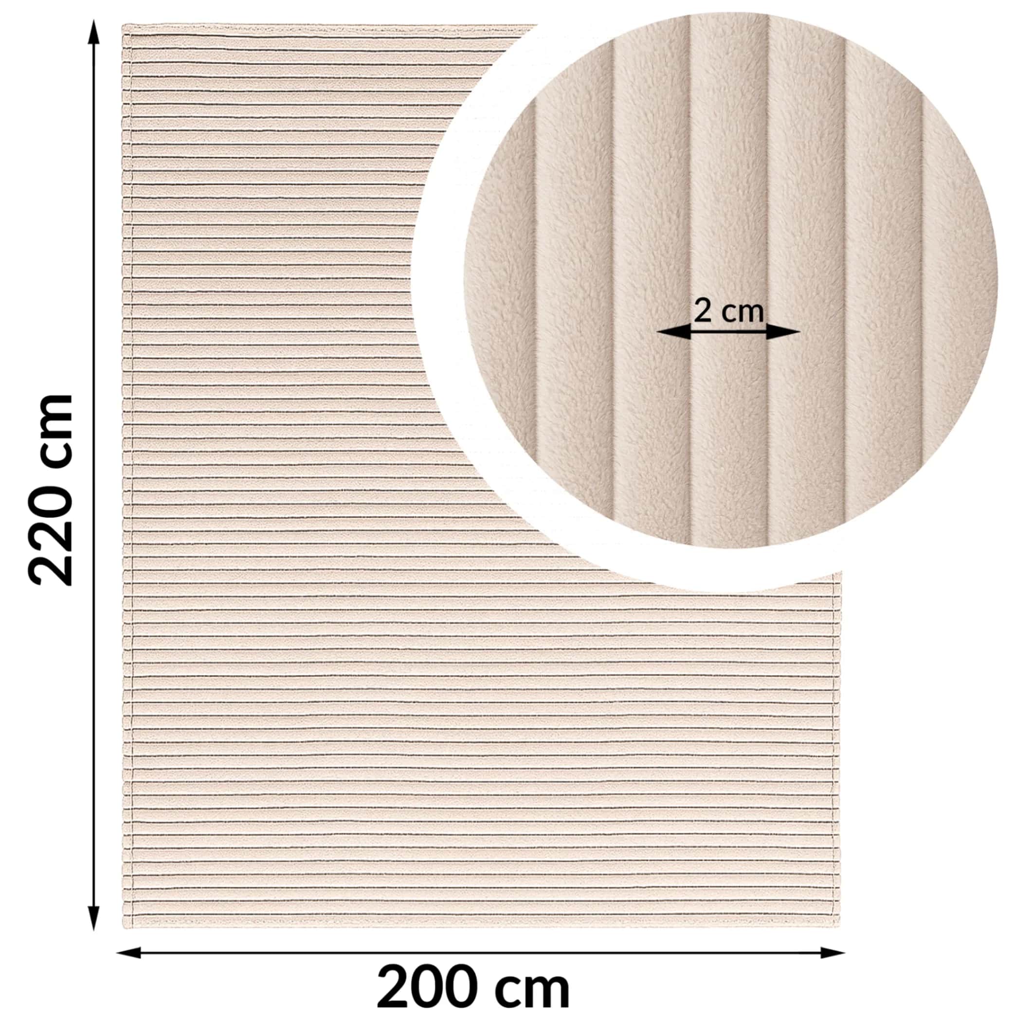 Koc SOLVEIG ecru – miniatura 6