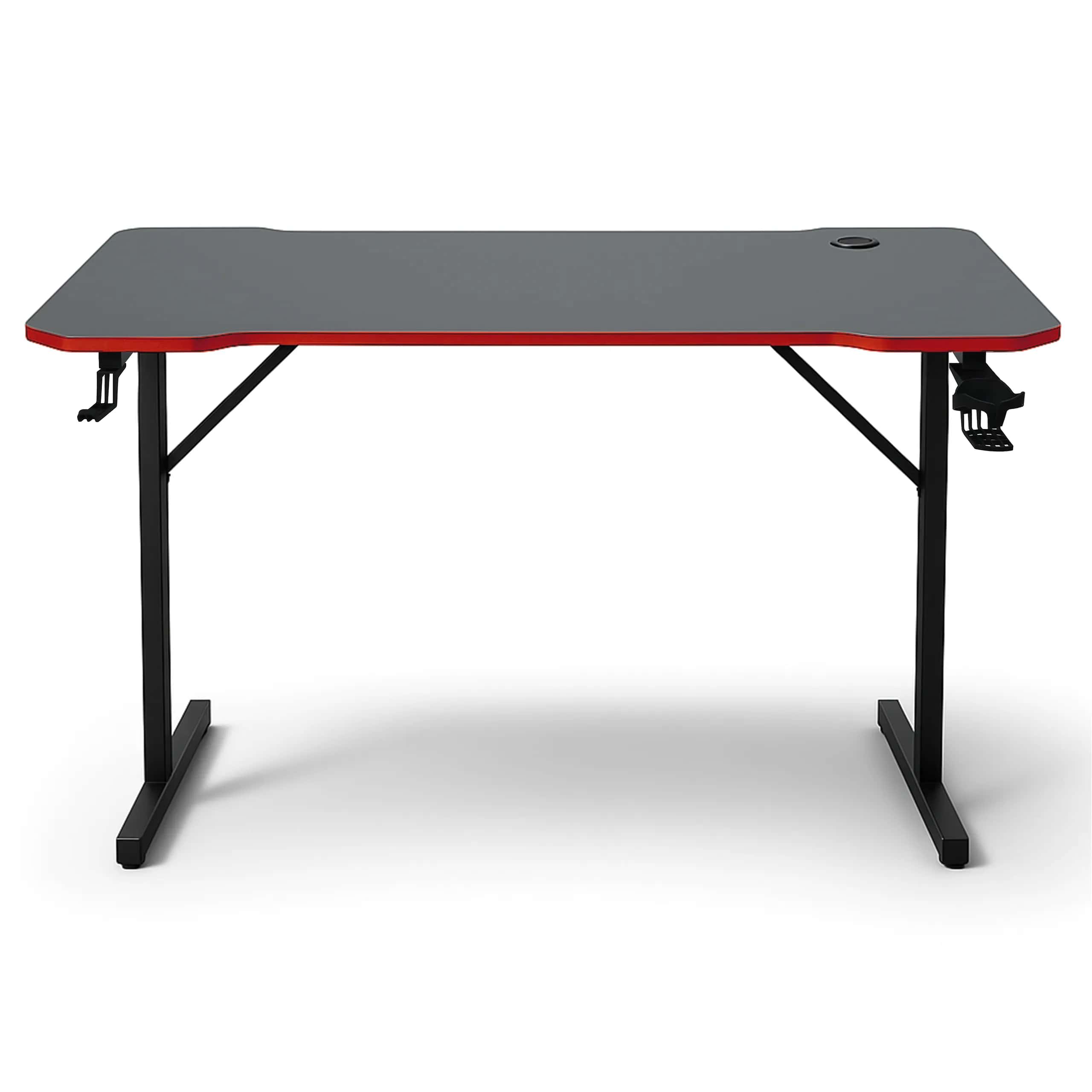 Biurko gamingowe SIGRID 120×70×75cm czerwony – miniatura 11