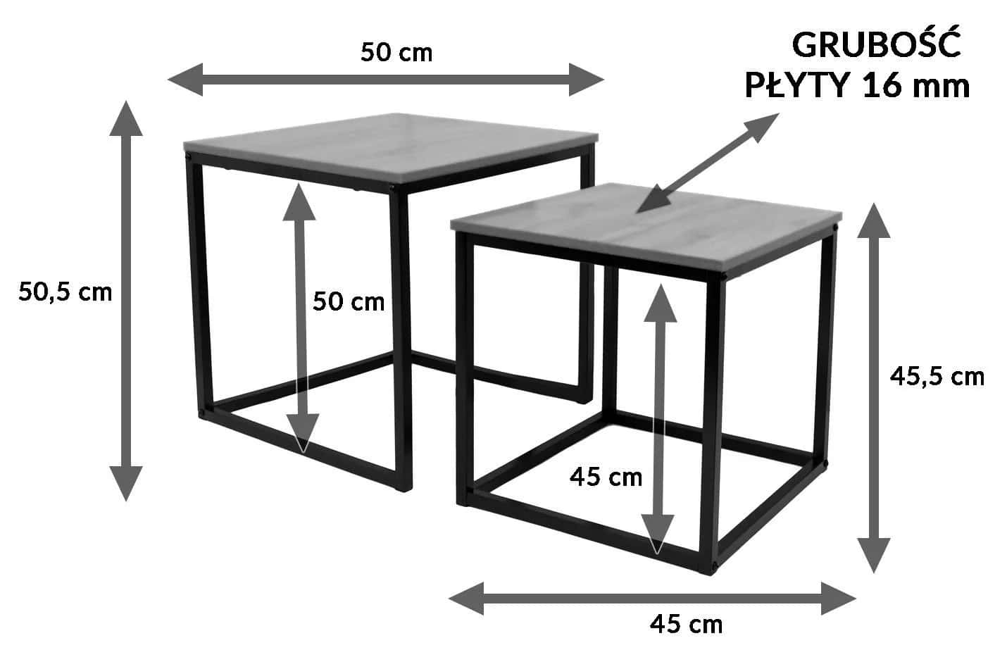 SK101D Stoliki kawowe 2szt – miniatura 8