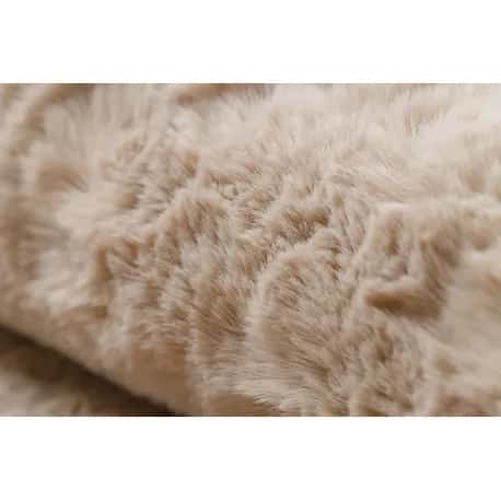 Dywan SHAPE 3106 Kwiatek Shaggy - camel, beż pluszowy, antypoślizgowy, do prania – miniatura 5