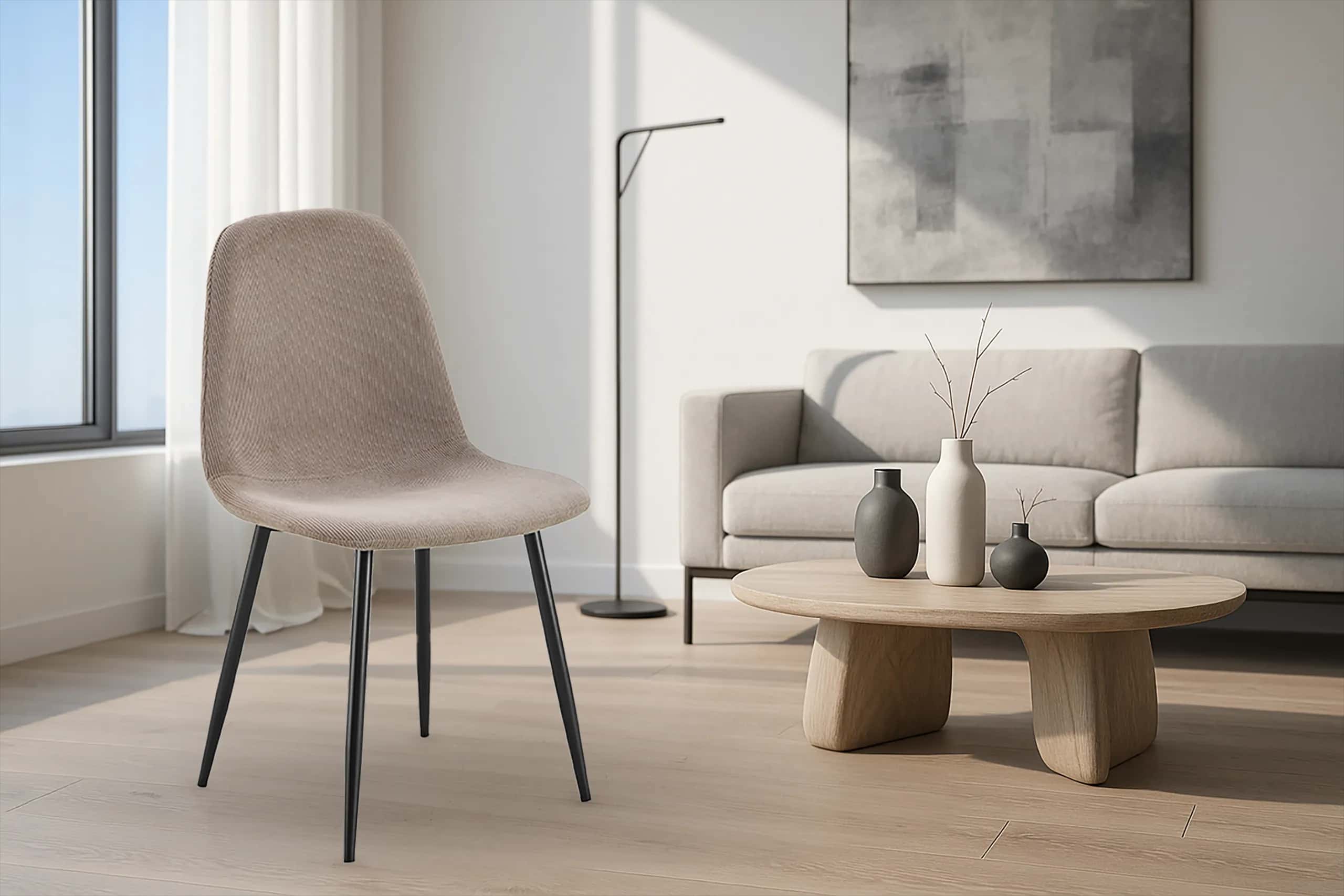 KT104 Krzesło Monica SZTR Taupe – miniatura 4