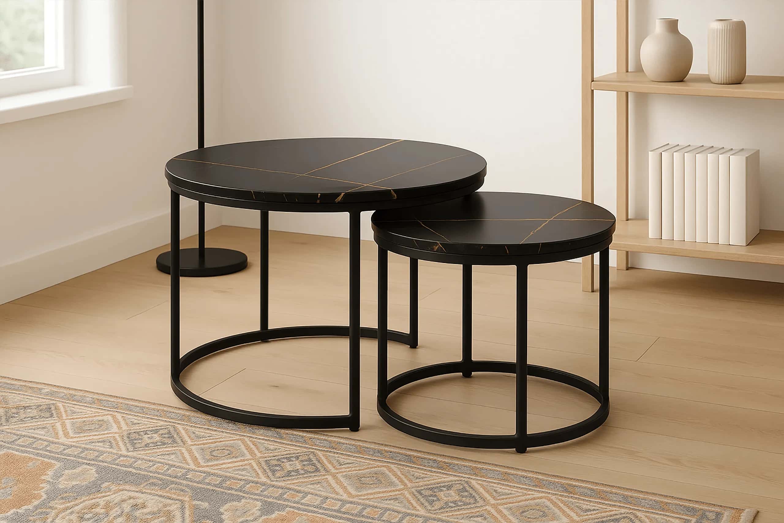 Stoliki kawowe JENNA 2szt – miniatura 12