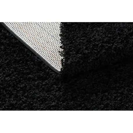 Dywan, Chodnik SOFFI shaggy 5cm czarny - do kuchni, przedpokoju, na korytarz – miniatura 4