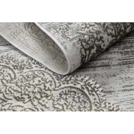 Dywan LIRA E1468 Rozeta, strukturalny, nowoczesny, glamour - szary / złoty – miniatura 4