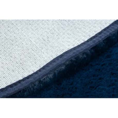 Dywan POSH koło Shaggy navy granat gruby, pluszowy, antypoślizgowy, do prania – miniatura 4