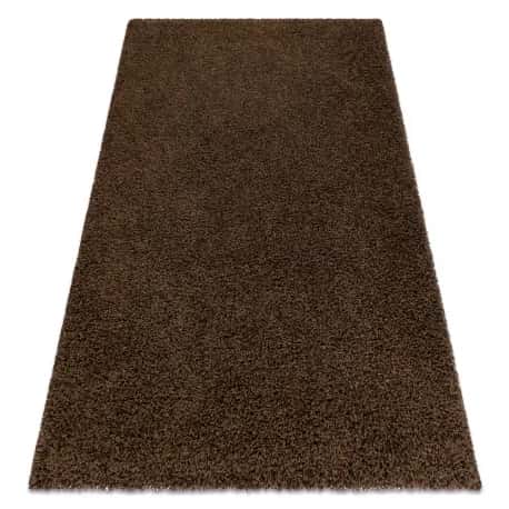 Dywan SOFFI shaggy 5cm brązowy – miniatura 1