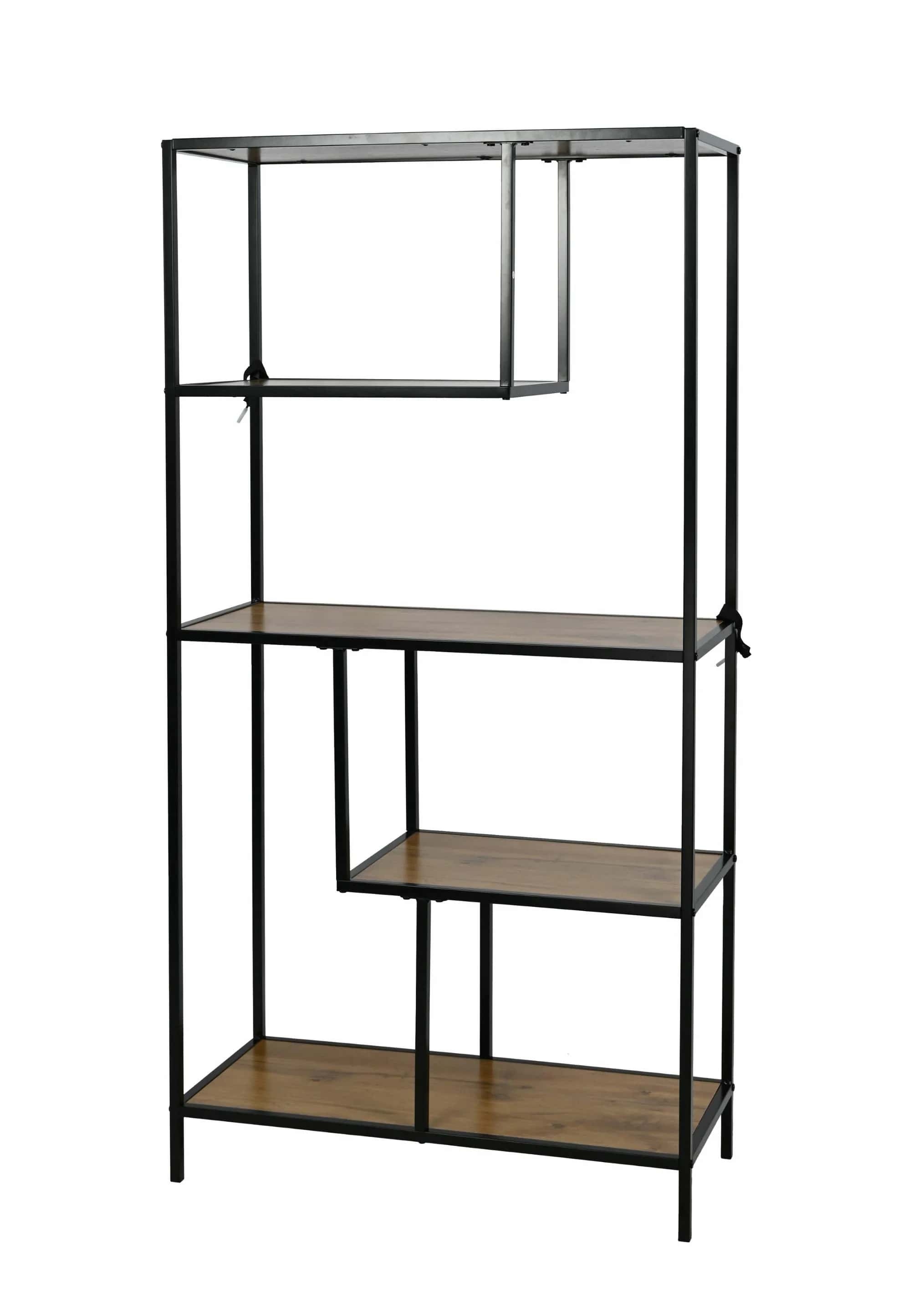 RL104 Regał Loftowy 77x33x150cm Dąb – miniatura 1