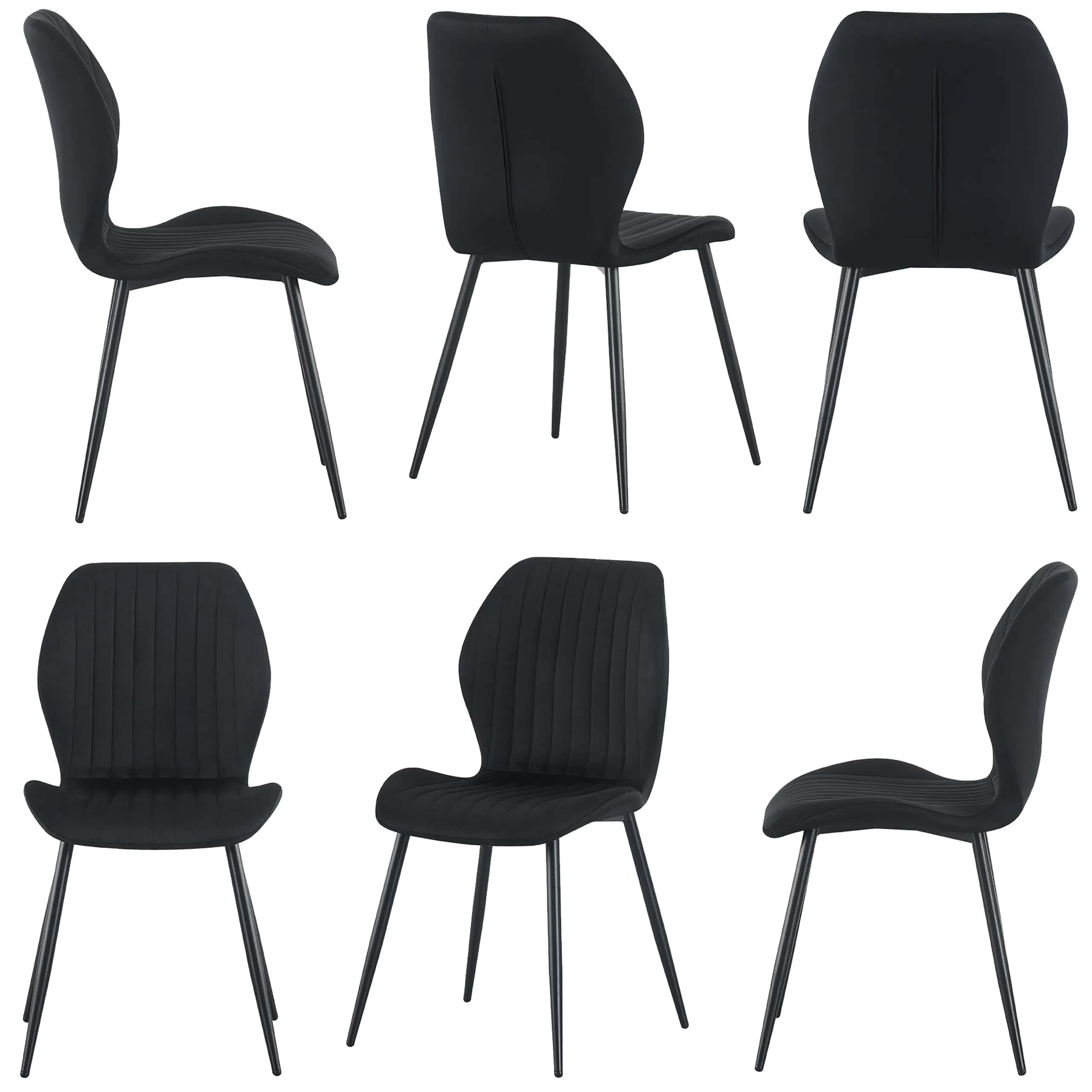 KT119 Krzesło Zoya PAS VEL Czarny – miniatura 4