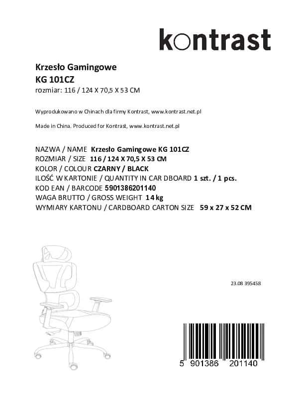 Fotel biurowy DELIA czarny – miniatura 21