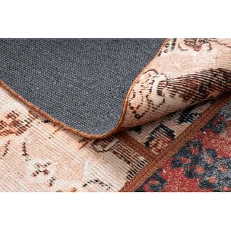 Dywan ANTIKA ancient rust, koło nowoczesny patchwork, grecki do prania – miniatura 4