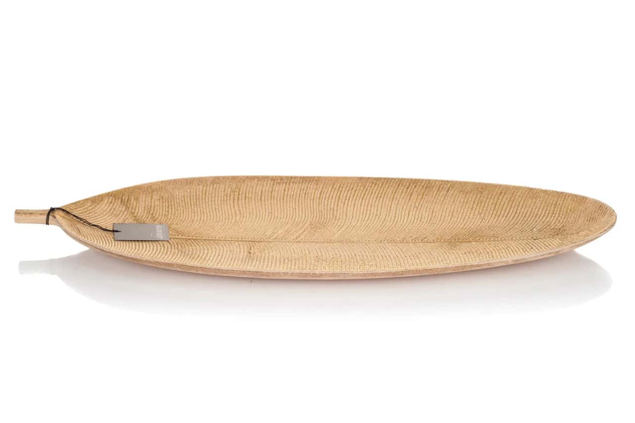 Taca dekoracyjna-Liść TAFALLA 59×22 cm – miniatura 3