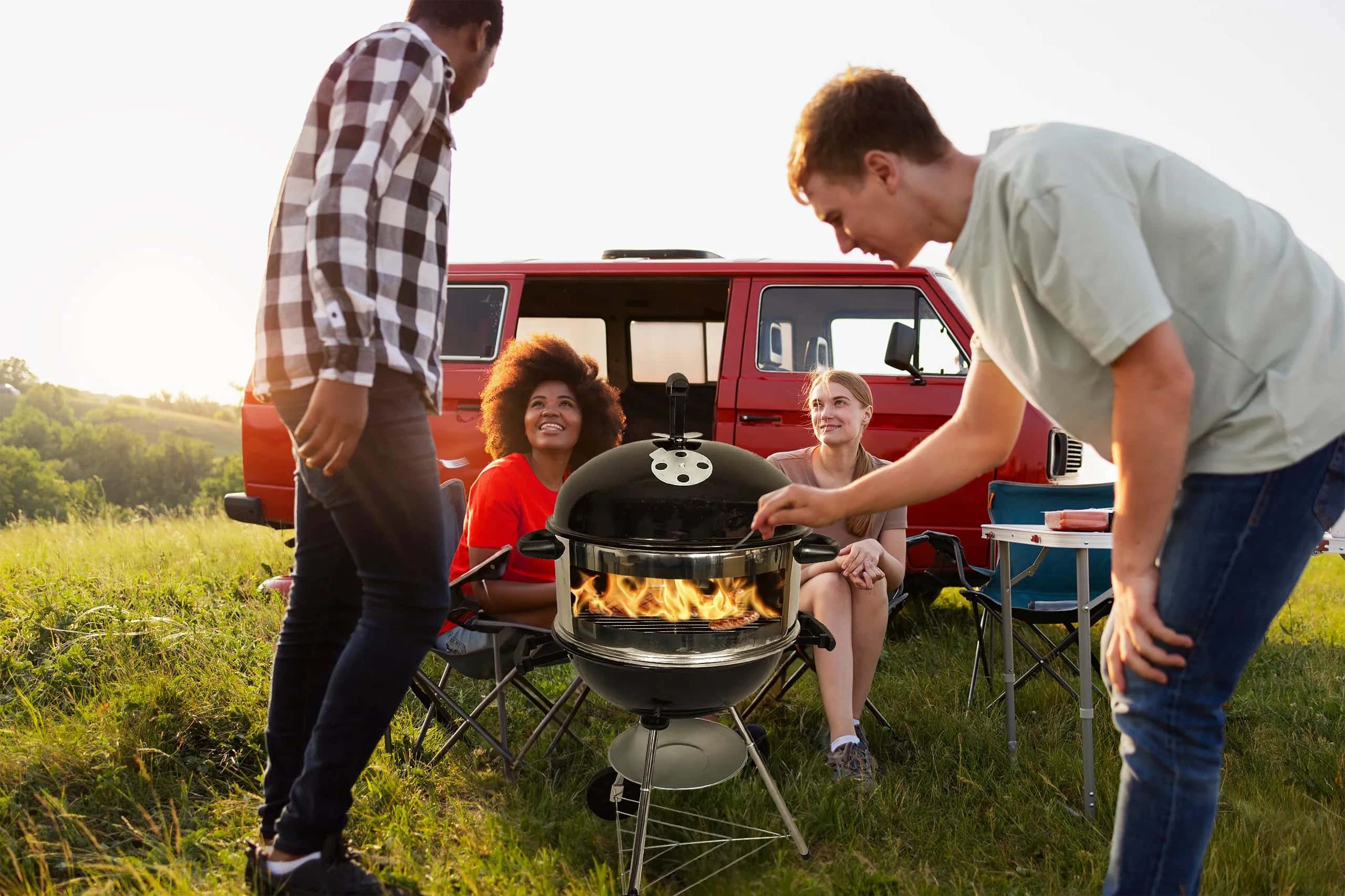 BBQ1001 grill węglowy – miniatura 3