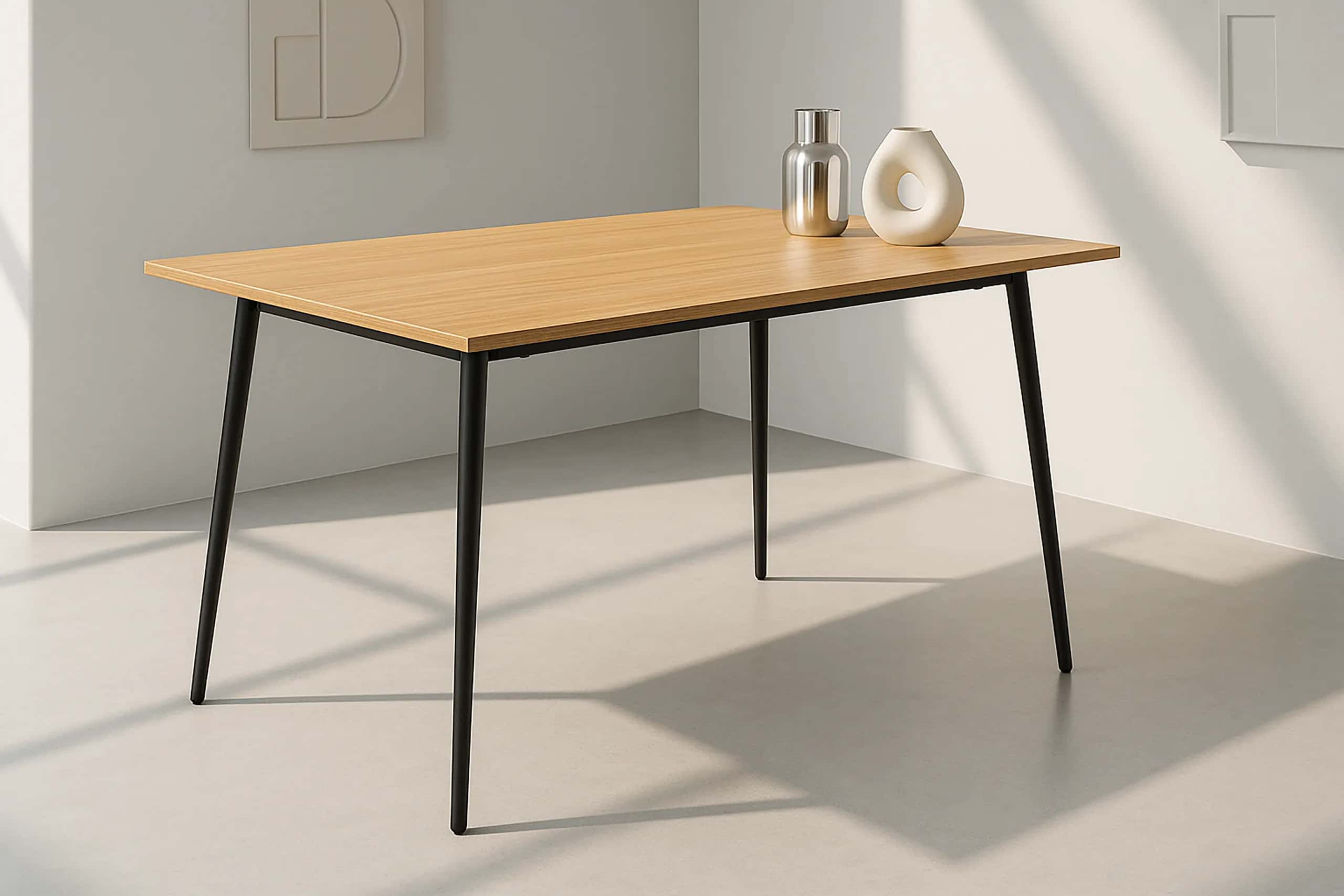 Stół do jadalni CELINE 140 140×80×75 dąb – miniatura 11