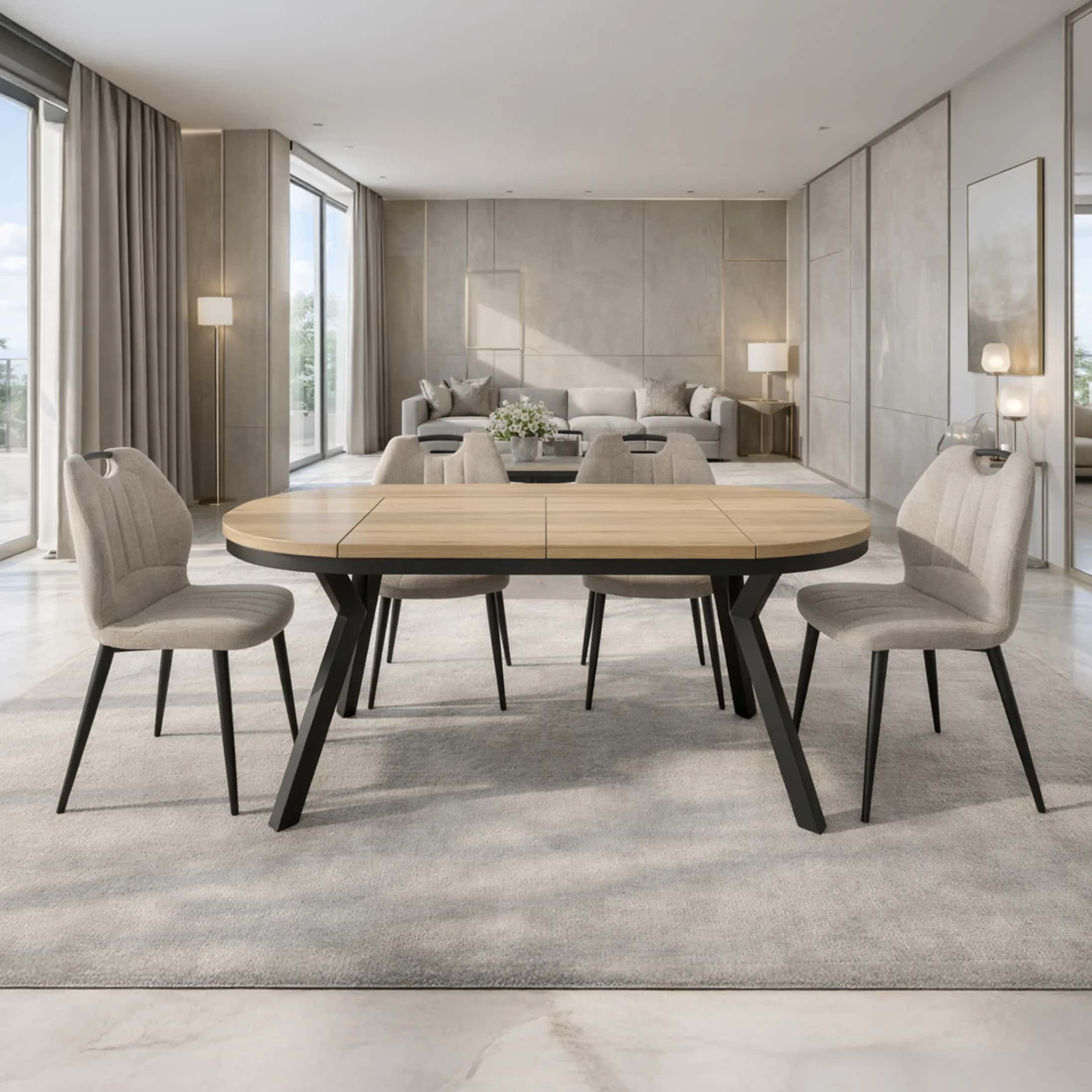 KT121 Krzesło Aria 3D Taupe – miniatura 6