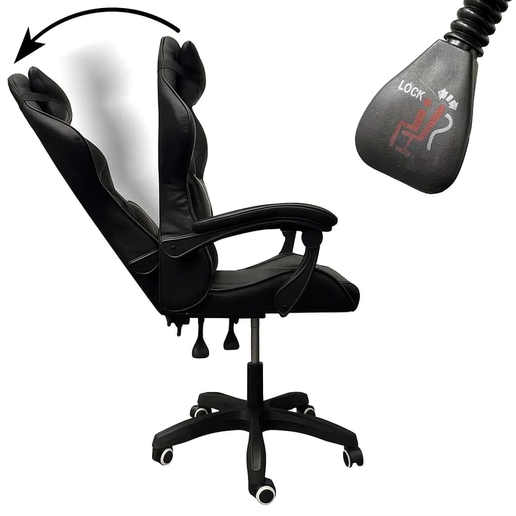 Fotel gaming sport BJORN czarny – miniatura 12
