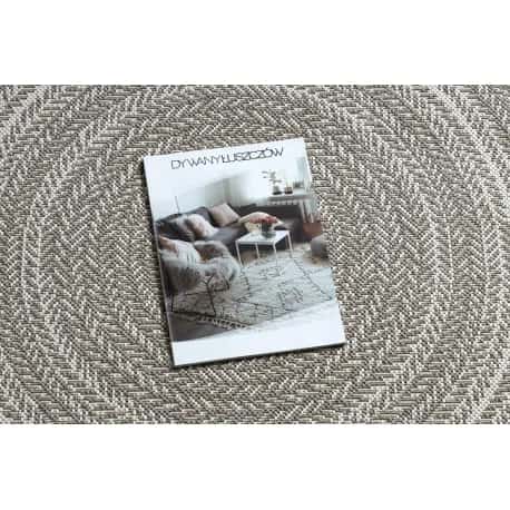 Dywan koło SZNURKOWY SIZAL FLAT 48837686 Boho, warkocz, plecionka – miniatura 2