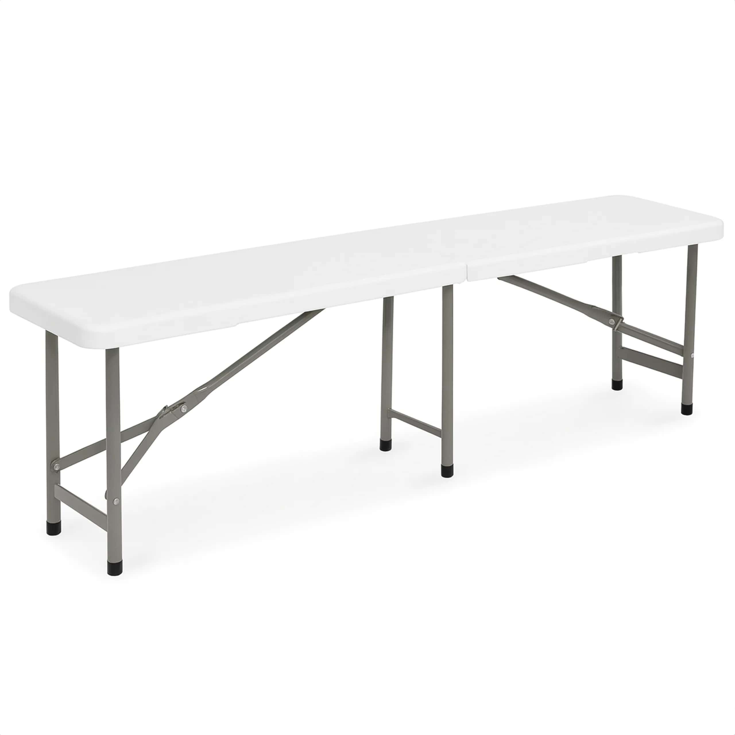 Ławka cateringowa PARTY 181x30x43 biały – miniatura 2