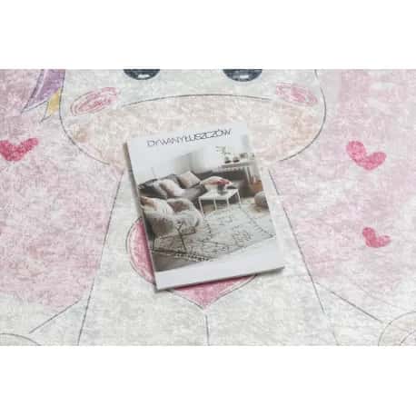Dywan do prania BAMBINO 1128 Jednorożec, dla dzieci, antypoślizgowy – miniatura 3