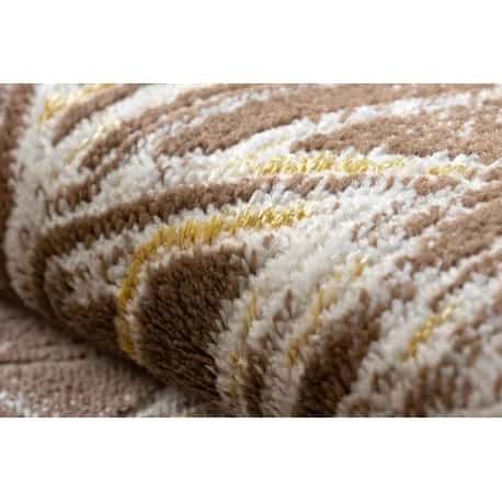 Dywan MEFE nowoczesny B402 Przecierany vintage - Strukturalny, dwa poziomy runa ciemny – miniatura 5