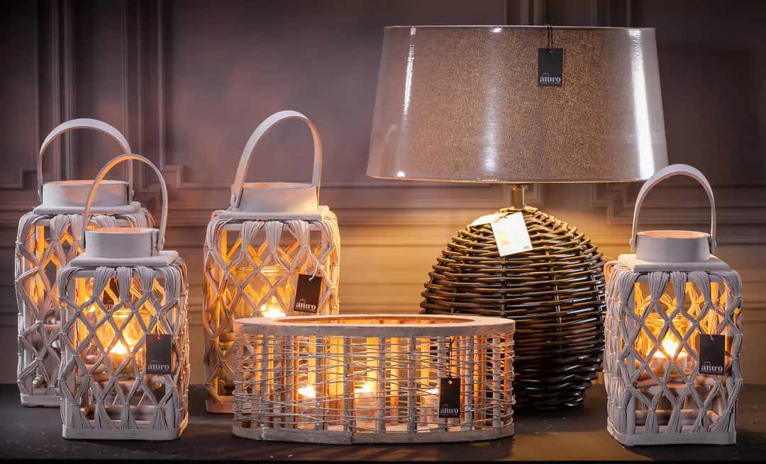Lampa stołowa JIKARA wiklinowa_Aluro – miniatura 5
