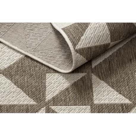 DYWAN SZNURKOWY SIZAL FLOORLUX 20489 champagne / taupe TRÓJKĄTY – miniatura 5