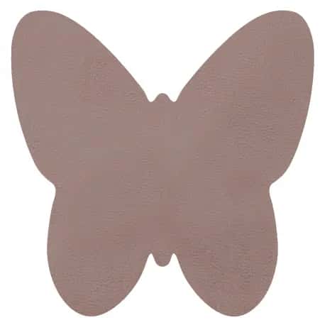 Dywan SHAPE 3150 Motyl Shaggy - brudny róż pluszowy, antypoślizgowy, do prania – miniatura 1
